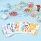 25-Piece Educational 3D Cartoon Puzzle Set for Kids – Ocean-Themed Paper DIY Learning Puzzles for Creative Play and Gifts